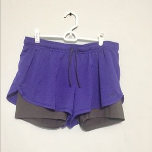 PRICE DROP! Purple and dark gray shorts XL